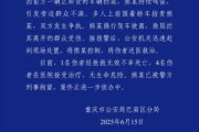 免费测算重庆一司机因持续鸣笛引发争执 强行驶离致1人死亡4人受伤
